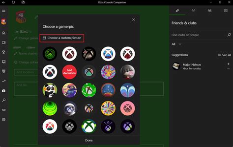 Create or edit an avatar on Windows 10. . How to change xbox profile picture